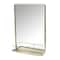 Hello Honey® Gold Rectangle Wall Mirror with Shelf